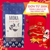 Cà Phê Rang Bơ Moka Đam Mê (Phối Moka - Robusta - Culi) - Pha Phin - Coffee Blend Nguyên Chất - Rey Cafe