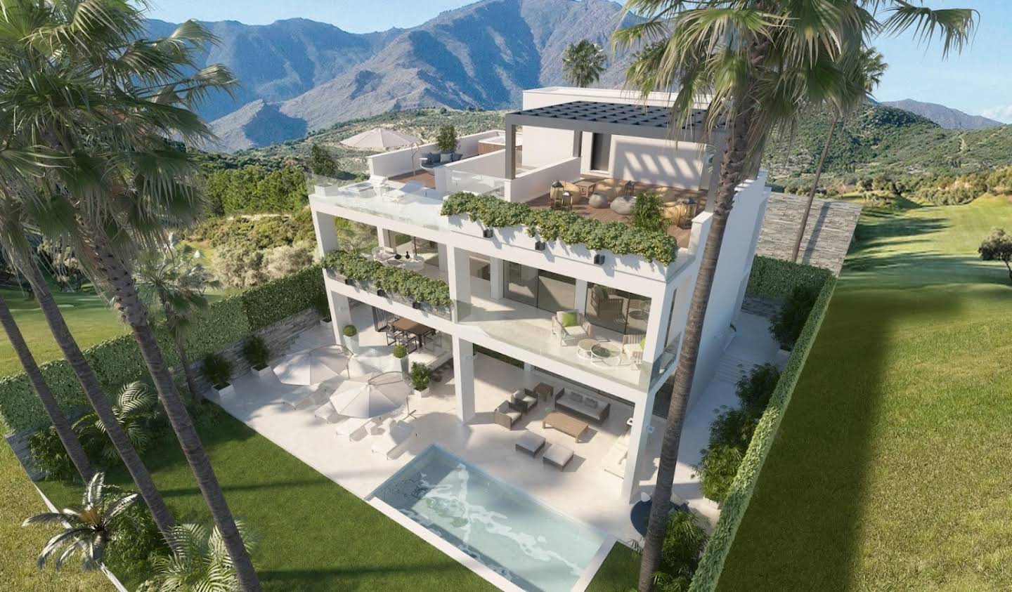 Villa avec piscine et terrasse Estepona