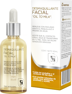 Desmaquillante Facial Farmatodo Oil To Milk x 50 ml