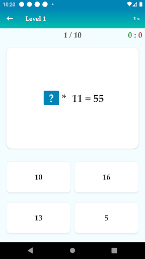 Multiplication table. Learn and Play