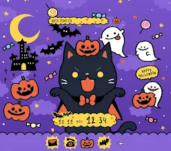 可愛い壁紙アイコン 黒猫のハロウィン 無料 Google Play のアプリ