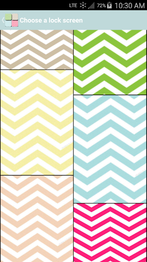 Chevron Lock Screens