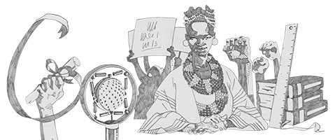 Google's doodle on April 7 2022 honours Charlotte Maxeke.