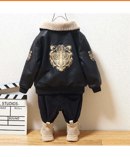 Title 4, Fashion Childrens Long-sleeved Plus Velvet Jac...