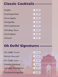 Oh Delhi menu 3