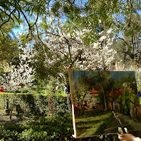 Los Jardines del Real Alcazar, Seville, artista desconocido di 