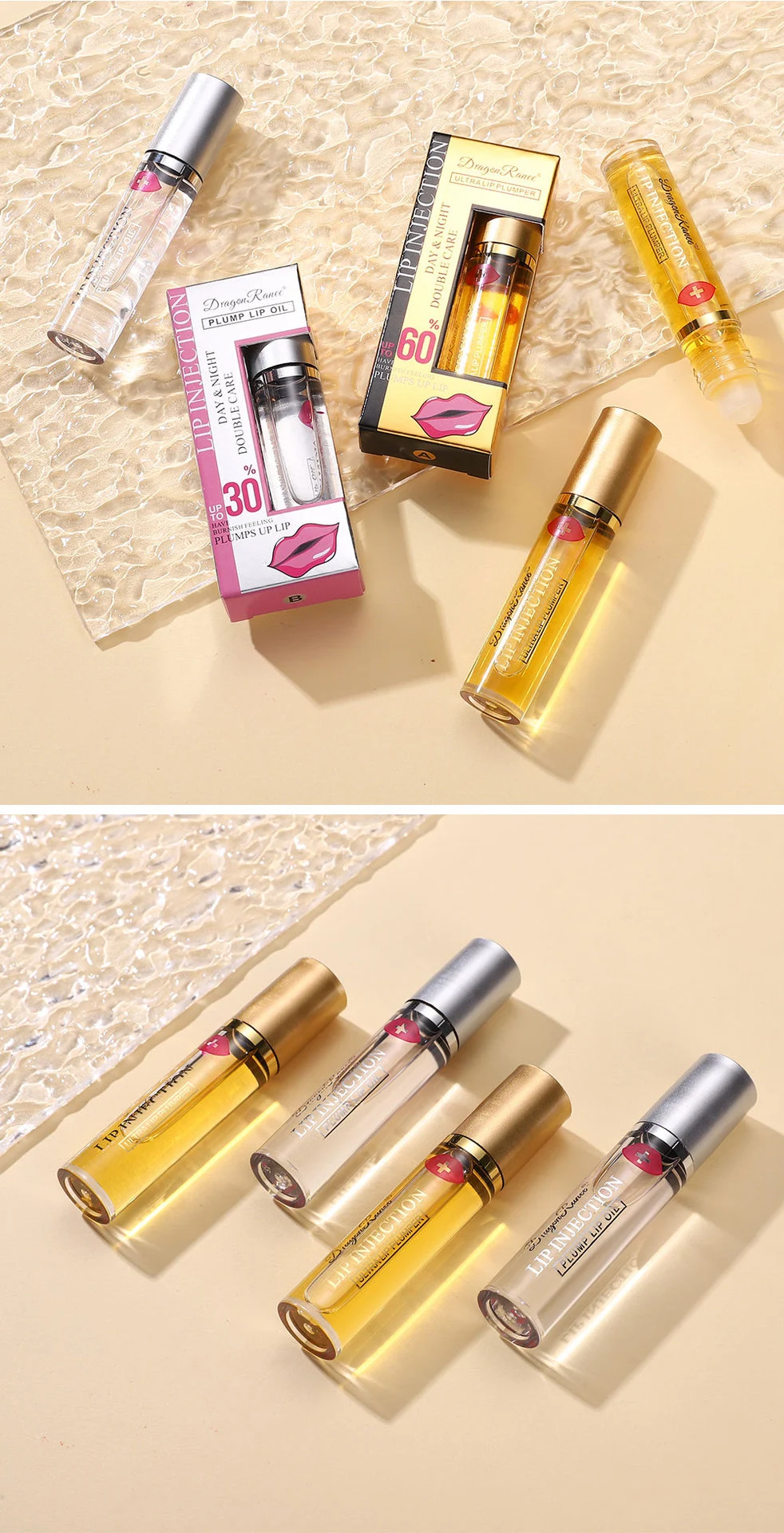 Title 8, Ginger Pepper Lip Care Beads Rijke Lipgloss voo...