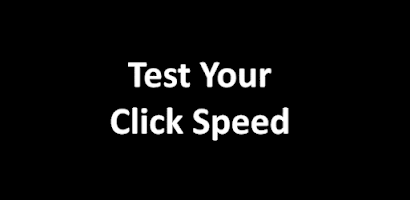 Click Speed Test for Android - Free App Download