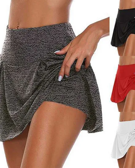 2023 Summer Women Sports Tennis Dance Fitness Short Skirt... - 1