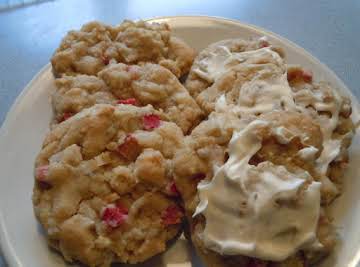 FROSTED RHUBARB COOKIES