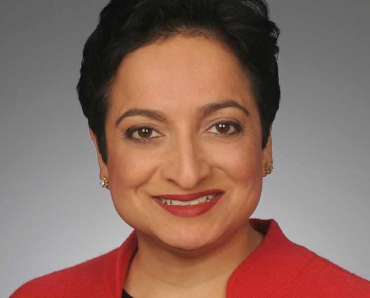 Shamina Singh is the founder and president of the Centre for Inclusive Growth, which is the philanthropic hub of Mastercard. Picture: SUPPLIED/AFRICA.COM