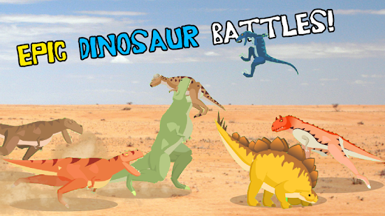 T-Rex Fights Dinosaurs 0.18 APK + Mod (Unlimited money) untuk android