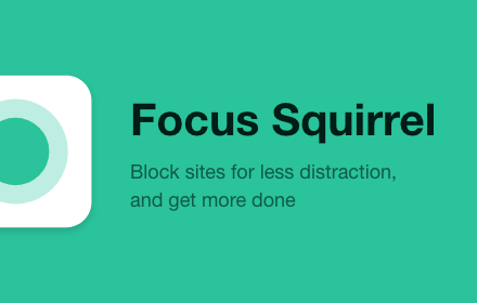 Focus Squirrel - Free Site Blocker Preview image 0