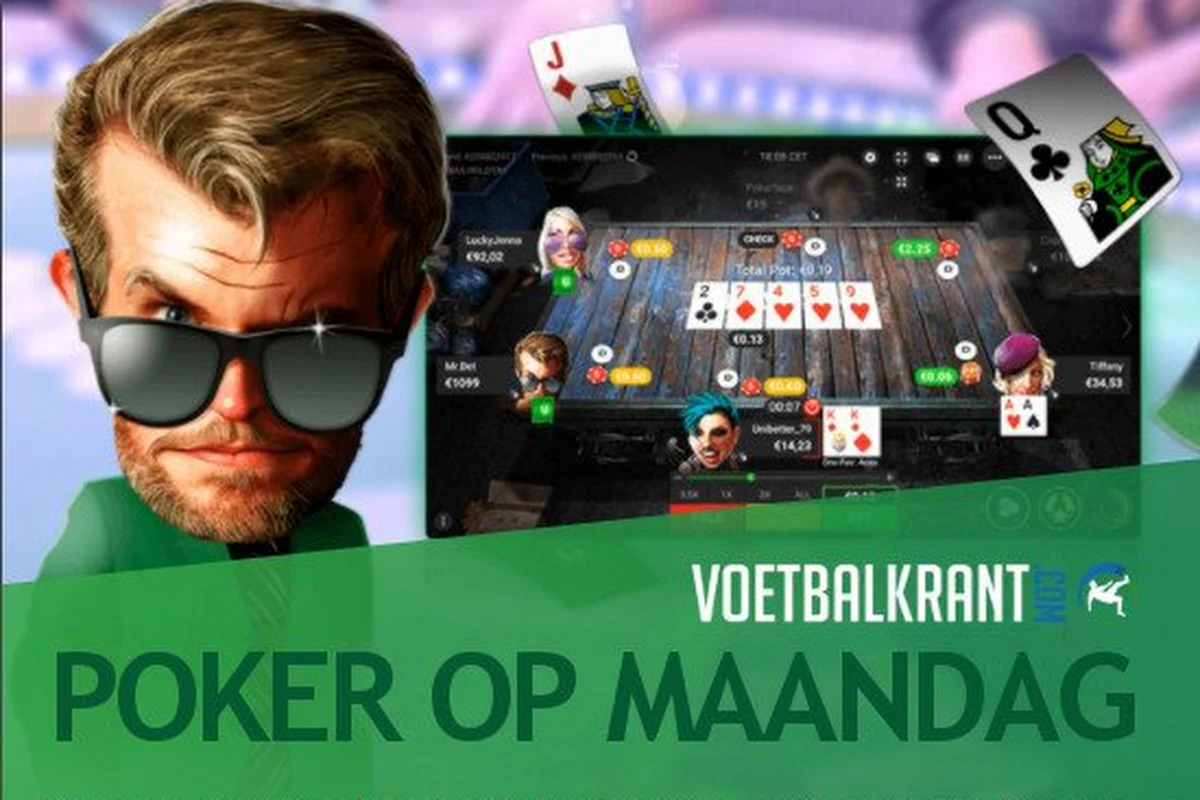 Ook deze maandag pokertoernooi - eindwinnaar mag naar de Belgium Poker Championship met full package!