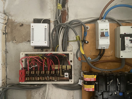 Old Consumer Unit wiring.