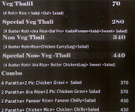 Rolls & Parathas Special Restaurant menu 4