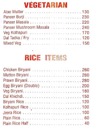 Girgaonvache Shreeram Boarding House menu 5