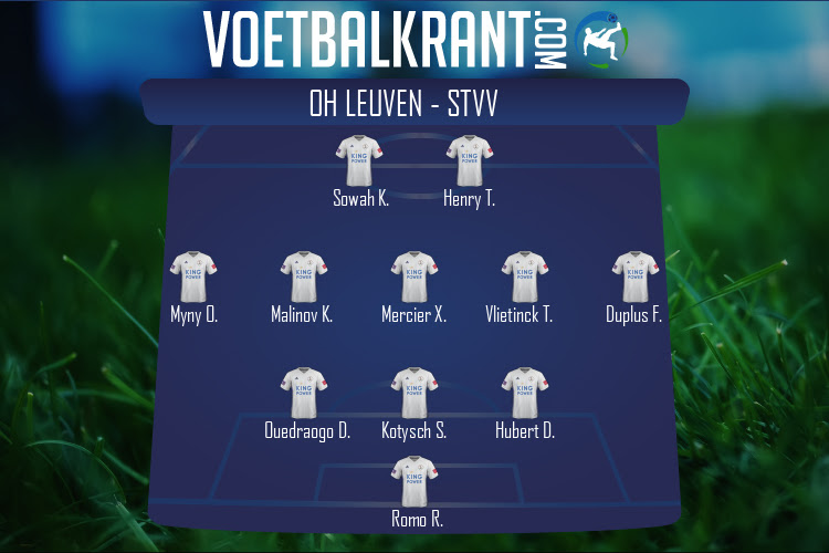 Opstelling OH Leuven | OH Leuven - STVV (23/11/2020)