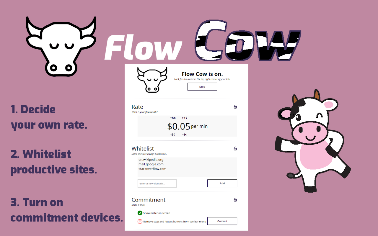 Flow Cow - Focus & Productivity Preview image 4