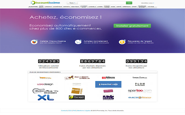 Discountissime Offer chrome extension