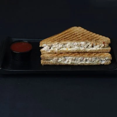 Delicious Classic Chicken Mayo Sandwich In 2 Slice Multi Grain Bread