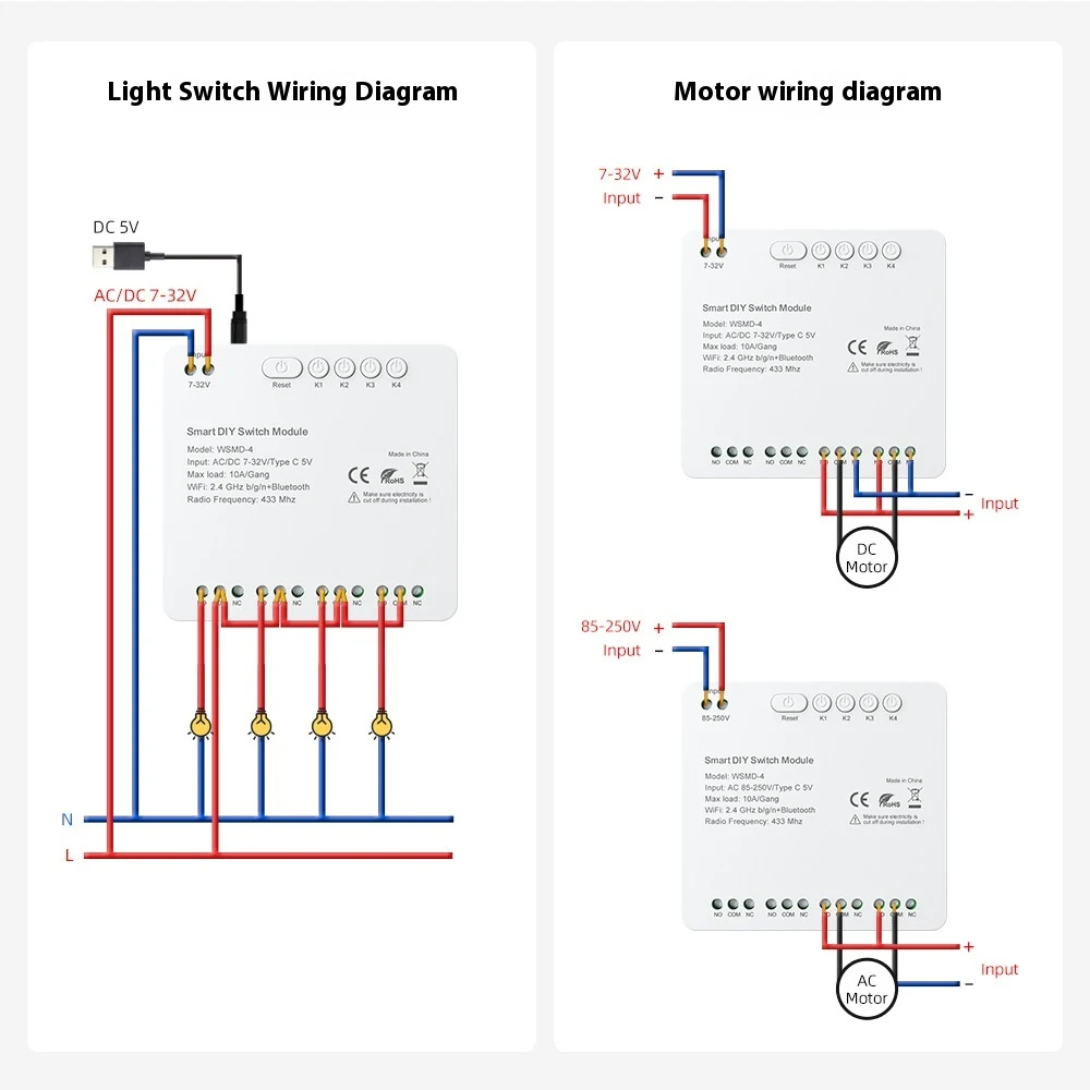 Title 6, Graffiti Smart WiFi RF4 Channel Relay Remote Co...