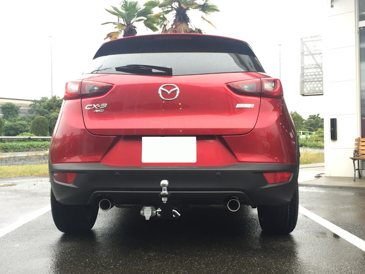 CX-3のヒッチ取り付け作業に関するカスタム事例の投稿画像1枚目