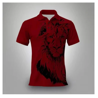 Title 2, T-shirt estivale Business Casual avec motif lio...