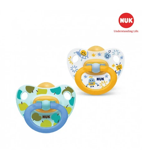 Bộ 2 ti giả Cao Su Nuk Happykids 0-6m_1.jpg