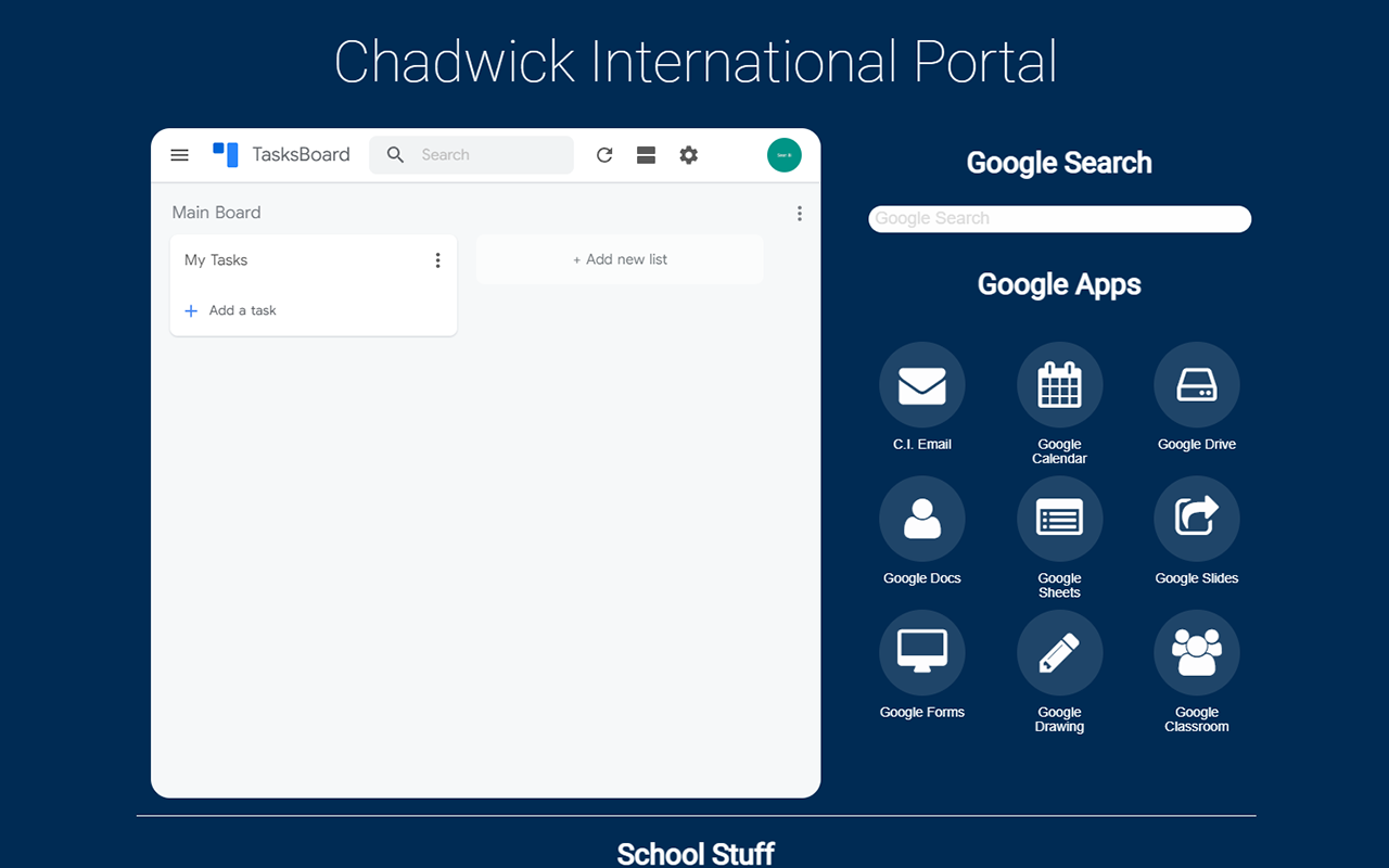 Chadwick International Portal Preview image 0