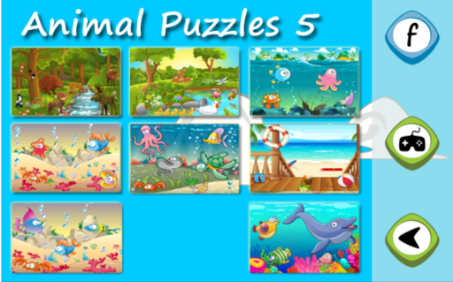 Animal Puzzles for kids 5