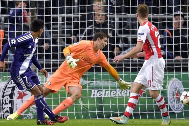 Anderlecht s'effondre en fin de match face à Arsenal (1-2)