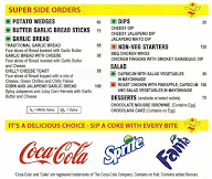 Smokin' Joe's menu 2