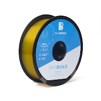 Translucent Yellow MH Build Series PLA Filament - 1.75mm (1kg)