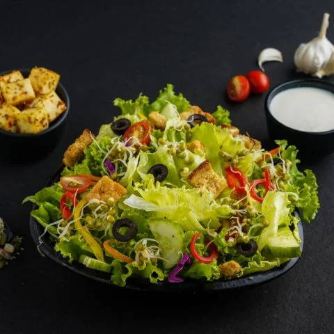 Paneer Caesar Salad