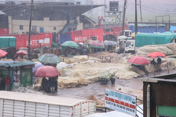 Heavy downpour witnessed in some parts of Nairobi on December 27, 2022.