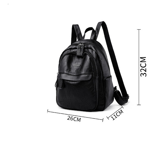 Title 3, Versatile soft leather bag, a simple fashion ba...