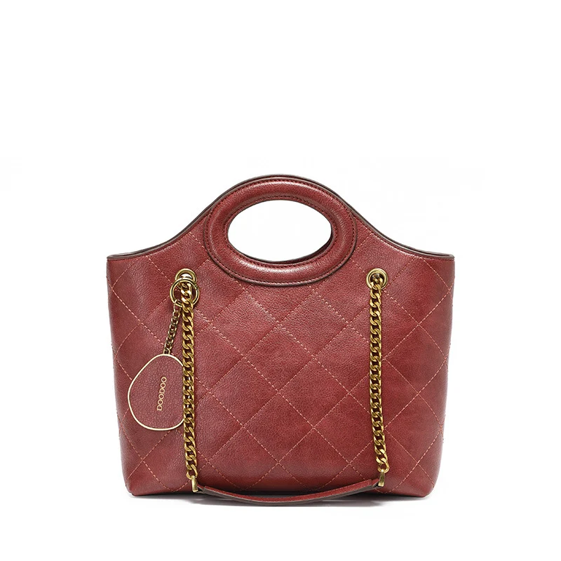 Nieuwe dames tas, modieus, Ins-stijl, Lingge-design met ketting, eenvoudig en elegant, ideaal voor dagelijks gebruik en speciale gelegenheden.