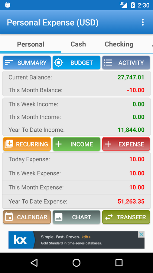    Expense Manager Pro- screenshot  