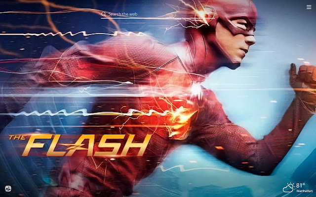 The Flash HD Wallpaper New Tab Theme