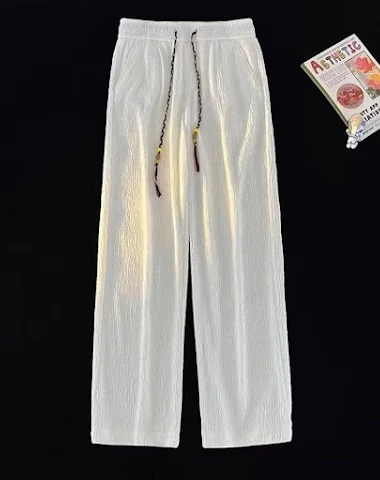 Men's Summer Thin Loose Straight Dr - 1