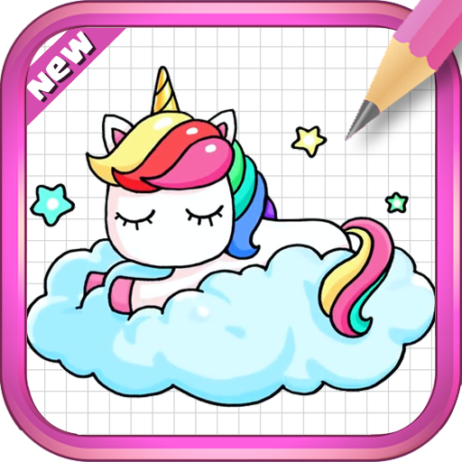 Cara Menggambar Unicorn Lucu Dan Mudah - GambarYuk