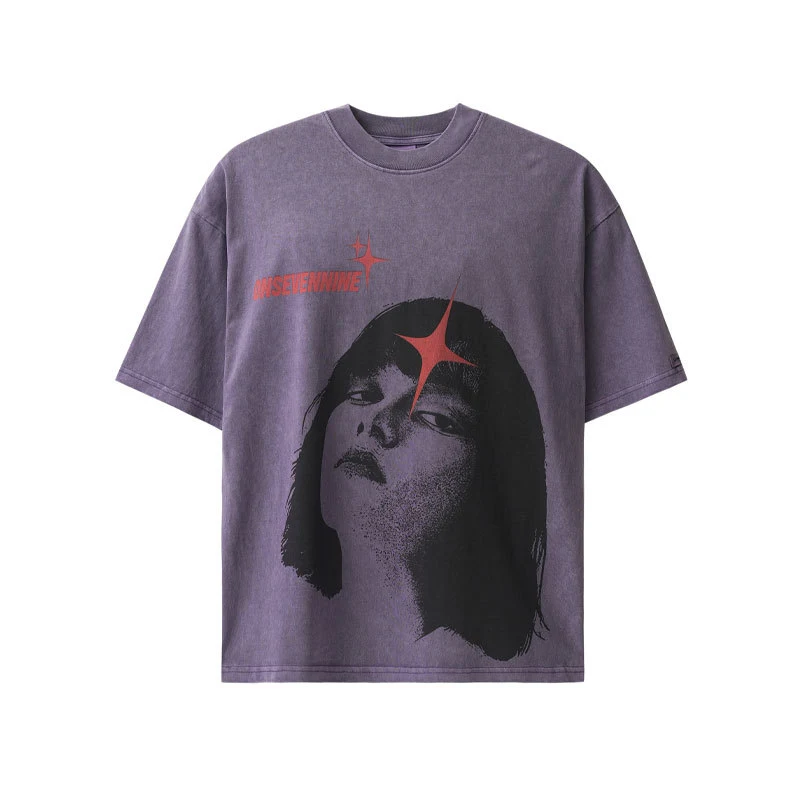 Vintage Print High Street Heren T-shirt Loose Fit. Comfortabel en casual. Ideaal voor een relaxte look. Perfect voor dagelijks gebruik en vrije tijd.