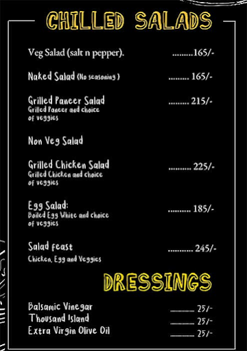 Andy's Burgers And Salad menu 