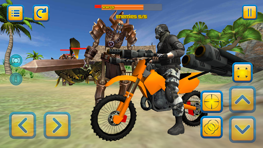 Motorbike Beach Fighter 3D