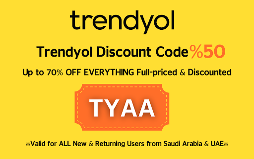 Trendyol discount code KSA UAE, first order