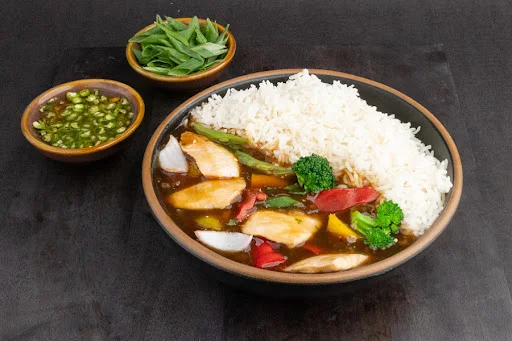 Black Pepper Chicken Bowl