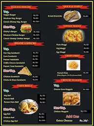 The Burger House menu 1