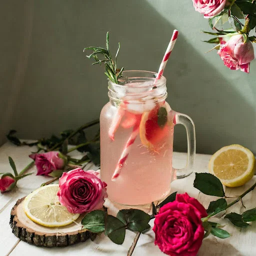 Rose Lemonade Sparkler [450 Ml, 1 Mason Jar]