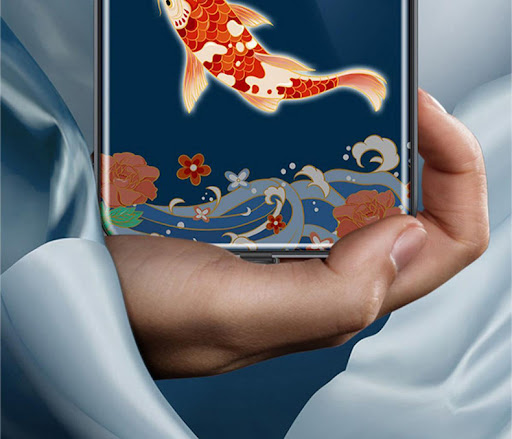 Title 5, Calling Carp Luminous Phone Case. Glow in the d...